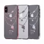 Devia Apple iPhone X Crystal Shell -kotelo punainen