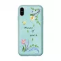 Devia Apple iPhone X kukkakirjailtu kotelo