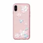 Devia Apple iPhone X Flower Embroidery -kotelo Lanya musta