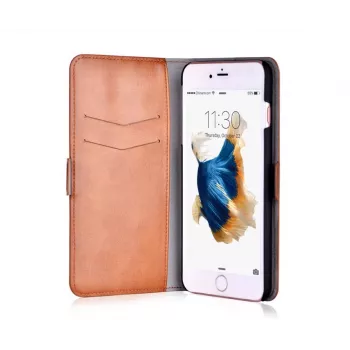Devia Apple iPhone X Magic 2 in 1 -kotelo ruskea