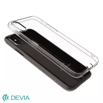 Devia Apple iPhone X Shockproof Soft Case läpinäkyvä tee