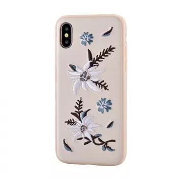 Devia Apple iPhone X Blumenstickerei kuori Jalam