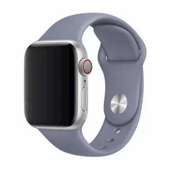 Devia Apple Watch 44 mm / 42 mm ranneke Deluxe Sport laventelinharmaa