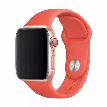 Devia Apple Watch 44mm / 42mm -ranneke Deluxe Sport Nectarine