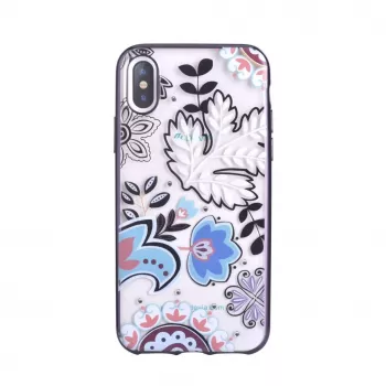 DEVIA Crystal Bloosom kotelo Apple iPhone X / XS - hopea