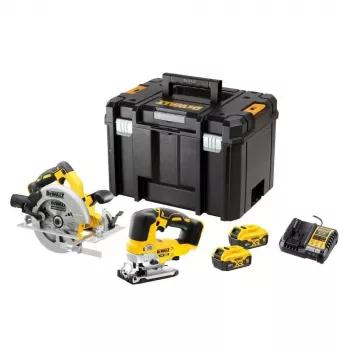 DEWALT 18V yhdistelmäsarja DCK2012P2T (DCS570 + DCS334) 2x5.0Ah