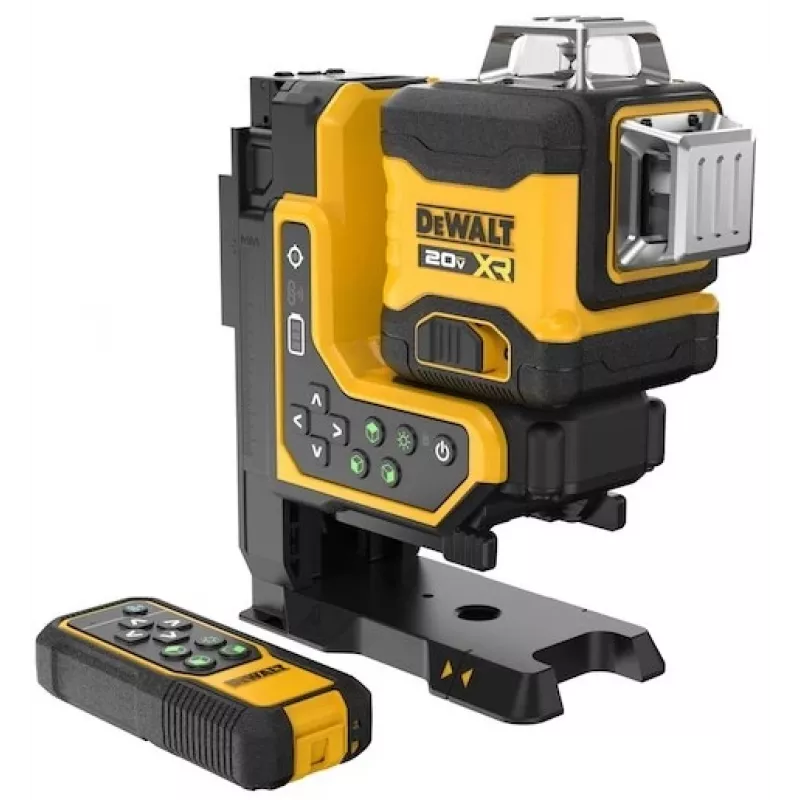 DEWALT 18V XR 3x360 Green kauko-ohjattava laser