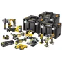 DEWALT 18V XR yhdistelmäsarja 10-osainen - 4x5Ah