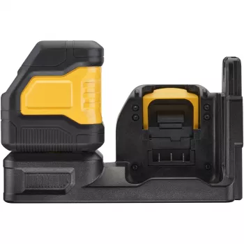 DEWALT ristilinjalaser DCE088NG18, 12/18V (musta/keltainen, ilman akkua ja laturia, vihreät laserlinjat, T STAK -kotelo)