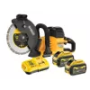 DEWALT DCS691X2-QW 230mm akkupyörösaha 54V XR FLEXVOLT (2x9.0Ah)
