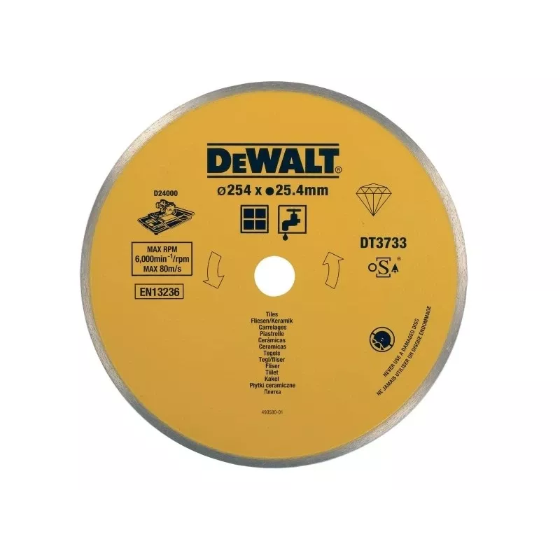 DEWALT timanttilaikka keraamisille laatoille 250x25,4mm DT3733