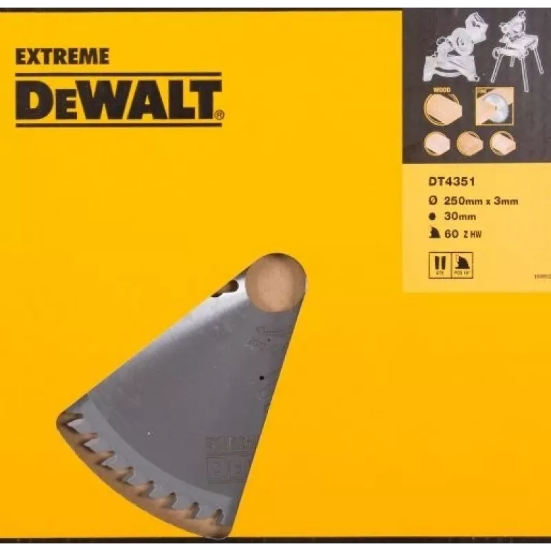 DEWALT DT4351-QZ pyörösahanterä 1 kpl