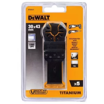 DEWALT titaanipinnoitettu sahanterä - 30 mm x 43 mm (5 kpl)
