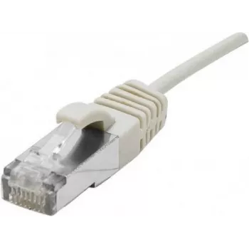 Dexlan Cat. 6A S/FTP (PiMF) ultrahohut halogeeniton patchkaapeli lukituskielekkeen suojalla, harmaa, 3,0 m 858704