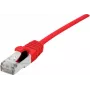 Dexlan Cat. 6A S/FTP ultrahohut halogeeniton patch-kaapeli, punainen, 5 m 858733