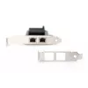 DIGITUS 2-porttinen Gigabit Ethernet -verkkokortti, RJ45, PCI Express, Intel I210-AT -piirisarja (DN-1013-2)