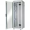 DIGITUS 36HE Unique verkkokaappi 600x600 mm lasiovi harmaa