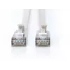 DIGITUS DK-1632-A-015S-10 CAT 6A F/FTP ohut kytkentäkaapeli, 1,5 m, RJ-45, LSZH, kupari, 10 Gbps, 10 kpl:n pakkaus, harmaa