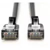 DIGITUS CAT 6A F-FTP Slim-patchkaapeli, 2 m, musta, 10 kpl:n pakkaus