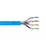 DIGITUS Cat6A -asennuskaapeli U/FTP Dca AWG 23/1 LSOH 500 m sininen rulla