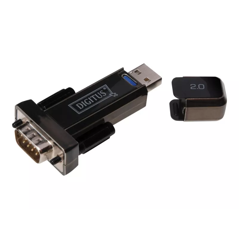 DIGITUS DA-70156 USB 2.0 - RS232-sarja-adapteri, 1,5 m, musta