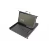 DIGITUS Modular Console 17 inch HD LCD, 8-Port CAT5 KVM, saksalainen näppäimistö