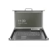 DIGITUS Modular Console 17 inch HD LCD, 8-Port CAT5 KVM, saksalainen näppäimistö