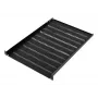 DIGITUS TN-19-550-1U-BK 19 tuuman kiinteä räkkihylly, 1U, 550 mm syvä, 25 kg kuormitus, musta