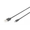 DIGITUS USB 2.0 -kaapeli Type A - Micro B uros/uros 1,8m musta