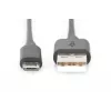 DIGITUS USB 2.0 -kaapeli Type A - Micro B uros/uros 1,8m musta