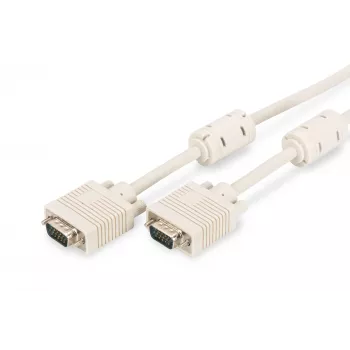 DIGITUS VGA-näytön liitäntäkaapeli 1,8 m musta