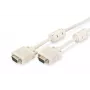 DIGITUS VGA-näytön liitäntäkaapeli 1,8 m musta