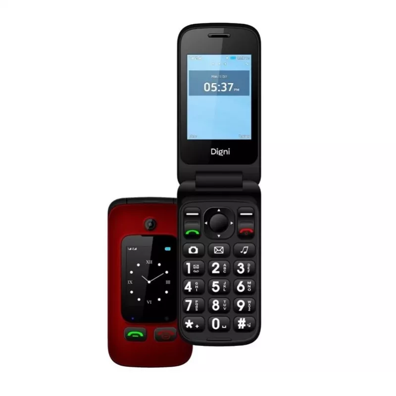 eSTAR Digni Flip Feature Phone, punainen