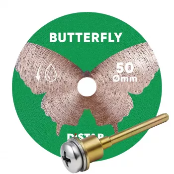 DISTAR timanttilaikka BUTTERFLY 50 x 0.6 x 5.8/3.2-3.0F kiristysholkilla