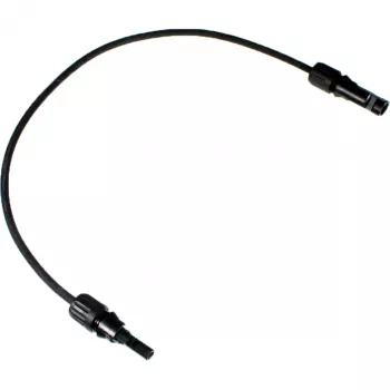 DIVERSE aurinkopaneelin jatkokaapeli 6 mm², MC4-pistoke naarasliittimeen, 1,5 metriä, musta