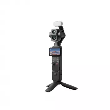 DJI Osmo Pocket 4P Vlog Combo 4K -kamera, musta