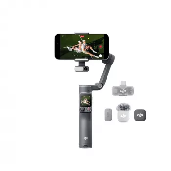 DJI Osmo Mobile 8P Creator Combo älypuhelin gimbal-vakain musta