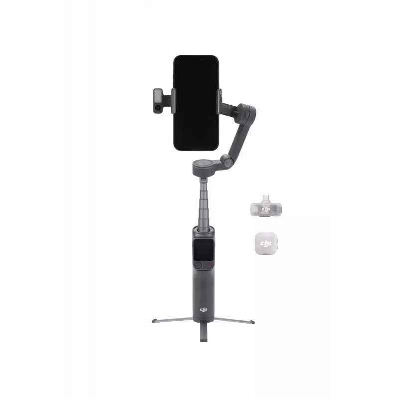 DJI Osmo Mobile 8P Creator Combo älypuhelin gimbal-vakain musta