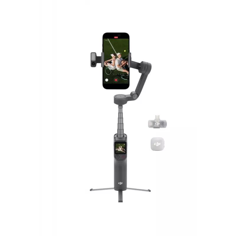 DJI Osmo Mobile 8P Creator Combo älypuhelin gimbal-vakain musta