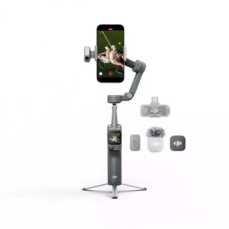 DJI Osmo Mobile 8P Creator Combo älypuhelin gimbal-vakain musta