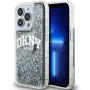 DKNY Apple iPhone 15 Pro 6,1 inch hardcase Liquid Glitter Big Logo musta