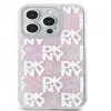 DKNY Apple iPhone 15 Pro Max 6,7 tuuman hardcase Liquid Glitter Multilogo pinkki