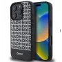 DKNY Apple iPhone 16 Pro Max PU-nahkakotelo toistuvalla kuviolla ja alaraidalla, MagSafe, musta