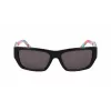 DKNY DK545S-002 naisten suorakaide-aurinkolasit - mustat kehykset harmaa liukuvärilasi 56 mm