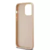 DKNY nahkakotelo ruudullisella Mono-kuviolla ja painetuilla raidoilla iPhone 14 Pro Max - pinkki