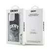 DKNY Liquid Glitter Big Logo iPhone 14/15/13 kuori - musta