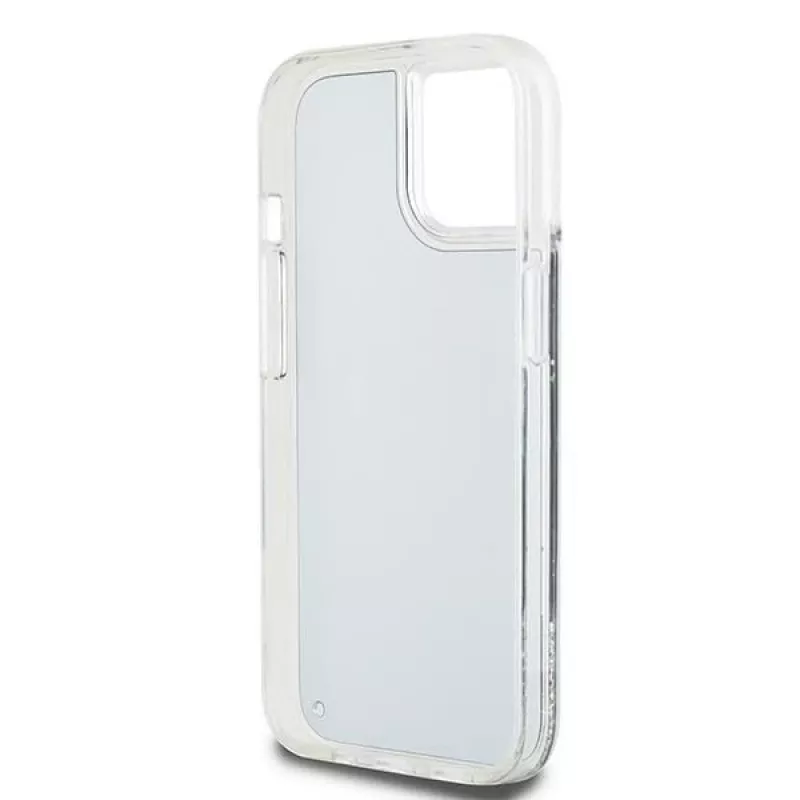 DKNY Liquid Glitter Big Logo iPhone 14/15/13 kuori - musta