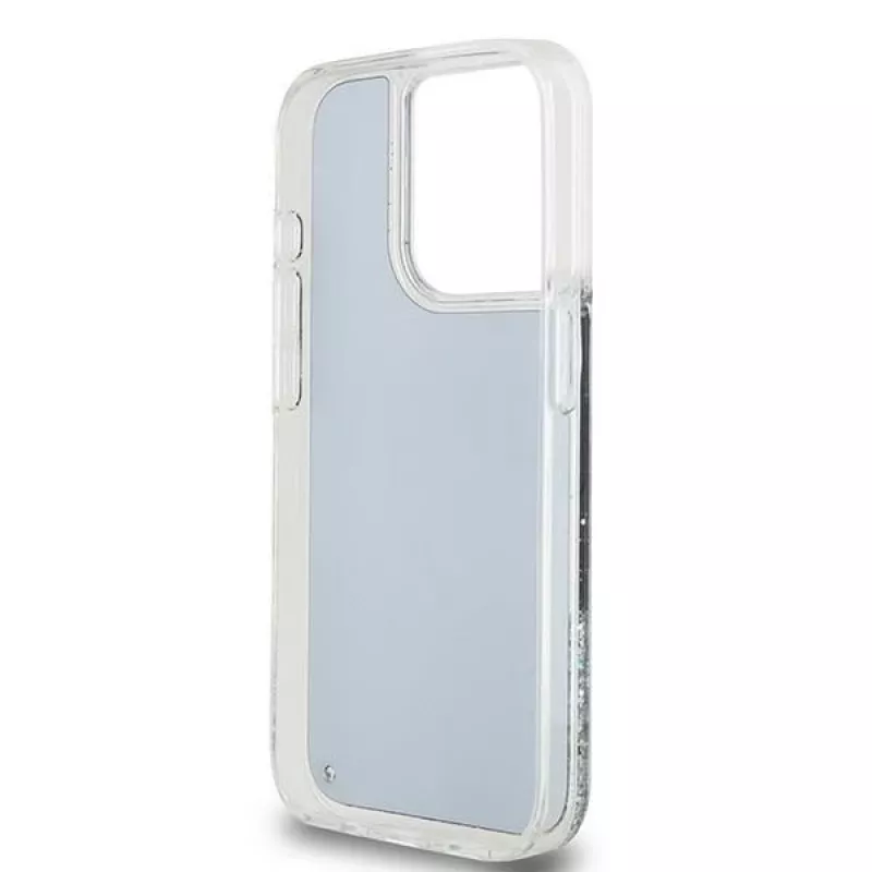 DKNY Liquid Glitter Big Logo iPhone 14 Pro -kotelo - musta