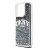 DKNY Liquid Glitter Big Logo iPhone 14 Pro -kotelo - musta