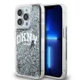 DKNY Liquid Glitter Big Logo iPhone 14 Pro -kotelo - musta